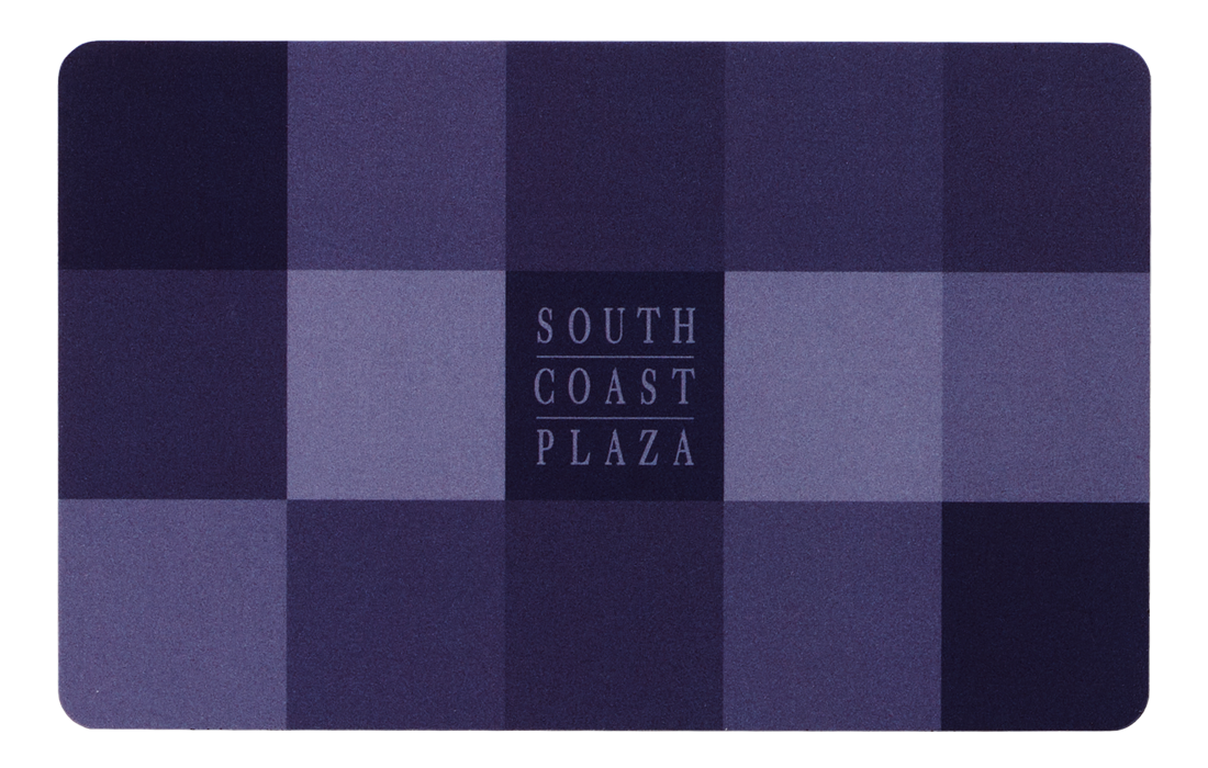Gift Card SOUTH COAST PLAZA